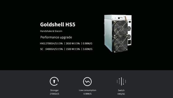 Stretta di mano di Goldshell HS 5.4th